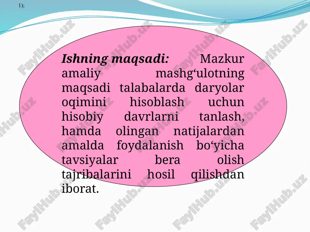 ri uchun taklif etilishi mumkin. 4) tanlangan hisob yillari bo‘yicha yillik oqim hajmi, oqim moduli, oqim qalinligi hisoblansin; 5) tanlangan hisob yillari bo‘yicha oylik oqim hajmlari hisoblansin; 6) tanlangan hisob yillari bo‘yicha oylik oqim hajm­larining yil davomida oylar bo‘yicha taqsimlanish graf7klari chizilsin; 7) tanlangan hisob yillari bo‘yicha mavsumiy oqim hajmlari hisoblanib, ularning yil davomida taqsimlanish grafiklari chizilsin; 8) o‘rganilayotgan havza suv resurslaridan xalq xo‘jaligining tegishli tarmoqlarida samarali foydalanish bo‘yicha tavsiyalar berilsin. 1-jadvaldan ko‘rinib turibdiki, yig‘indi suv sarfining eng katta qiymati-qmax = 465,1 m3/sek 2018 yilga aniq mos keladi. huddi shu kabi yig‘indi suv sarfining eng kichik qiymati-qmin = 142,9 m3/sek ham 2013 yilga mos tushdi. lekin, yig‘indi suv sarfining hisoblab topilgan o‘rtacha qiymati qo‘rt = 247,1 m3/sek hech bir yilga mos tushmadi. shuning uchun unga yaqin keladigan qiymatlarni 1-jadvaldan eng yaqin suv sarfi 248,7 m3/sek ekanligini aniqladik. bu suv sarfi 2017 yilda kuzatilgan va mana shu yil hisob yili sifatida …