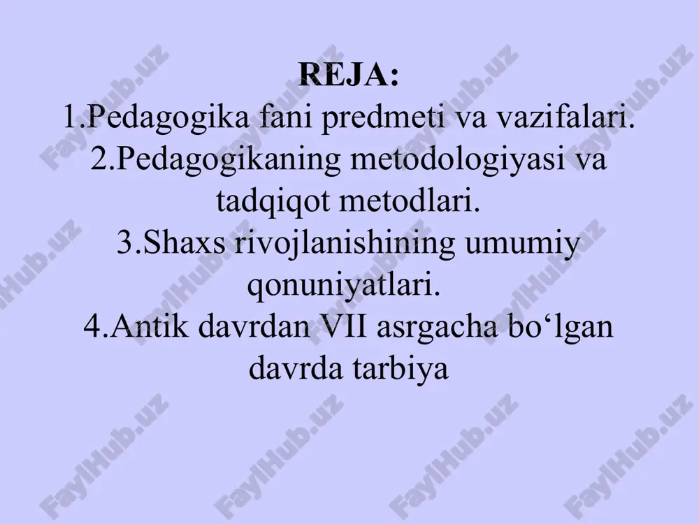 pedagogika fani va vazifalari - Page 2
