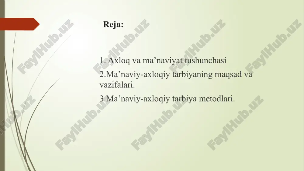 di. axloqning asosiy qirralari (tamoyillari) - birdamlik (shaxsiy manfaatlarning umumiylikning yuqori ko‘rinishi sifatidagi ijtimoiylikka bo‘ysundirilishi) va insonparvarlik (shaxsga o‘zgacha qadriyat va yakuniy maqsad sifatida munosabatda bo'lish). axloqiy ongning o‘ziga xos tushunchalari sifatida yaxshilik va yomonlik, burch, vijdon, sha’n, qadr-qimmat kabilarni keltirib o'tish mumkin. yuqorida aytilganlarni e’tiborga olib, axloqning, jamiyat a’zolarming faoliyatiga yo'nalganligi va uni boshqarilishi ma’nosida, faoliyatli tavsifni ko‘rsatib o‘tish to‘gri bo‘ladi. axloqiy me’yorlar har bir inson va jamiyat uyg‘unlikda mavjud bo‘la olishiga intilgan kishilik jamiyatining ko‘p asrlik tajribasi natijasidir. insoniyat hamisha eng muhim maqsadlardan biri sifatida kishilarning hamkorlikdagi yashashida uyg‘unlikka intilib kelgan. axloq me’yorlari insonning yaxshilik va yomonlikni chegaralash, ezgulik nima ekanini aniqlashga intilishlari natijasida yuzaga kelgan. axloq me’yor va qadriyatlardan iborat. axloqning uchinchi elementi ideallarni esa, shaxs o‘zida tarkib toptirishni xohlagan me’yor va sifatlar tarzida ajratib ko‘rsatish mumkin. me’yor - bir turdagi xulq-atvor, takrorlanadigan vaziyat, talab, standart, taqlid uchun misol, ijtimoiy fikr, did, qoida, urf-odat shaklidagi namuna. me’yorlar …