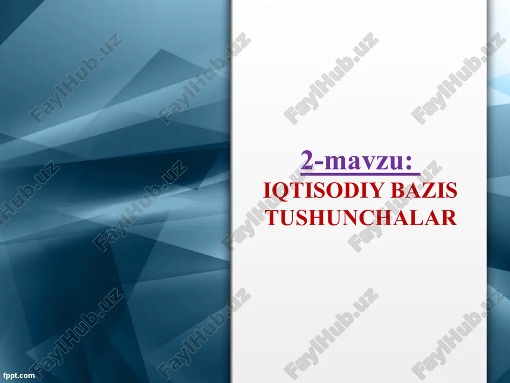 tisodchilar “samaradorlik” tushunchasiga qanday ta′rif beradilar. samaradorlik tushunchasi texnik yoki texnologik sohalarda ham qo`llanilib, biror-bir harakat yoki bajarilgan ishning natijasini baholashda foydalaniladi. “iqtisodiy samaradorlik” tushunchasi “xarajatlar (sarflar) – natija (mahsulot)” nisbatini ifodalaydi. aniqroq qilib aytganda, ishlab chiqarishga sarflangan resurslar birligiga nisbatan olingan mahsulot, foyda ko`rsatkichlari iqtisodiy samaradorlik darajasini belgilab beradi. jamiyat o`zining cheklangan resurslaridan samarali foydalanish evaziga maksimal darajada tovarlar va xizmatlar ishlab chiqarishga intiladi. bunga erishish uchun to`la bandlik va to`liq ishlab chiqarish hajmiga erishish lozim bo`ladi. to`la bandlik deganda ishlab chiqarishga yaroqli barcha resurslardan foydalanish imkoniyatiga aytiladi. iqtisodiyot mehnat qilish yoshidagi ishga yaroqli barcha ishchilarni ish bilan ta`minlashi zarur. haydaladigan yerlar, fabrika va zavodlar, asbob-uskunalar bekor turib qolmasligi, barcha asosiy va aylanma kapital ishlab chiqarishga jalb qilinishi maqsadga muvofiq. “mikroiqtisodiyot” fani predmetining shakllanishi 3. iqtisodiy tanlov va muqobil xarajatlar 2.3-rasm. iqtisodiyotning bosh muammosi va iqtisodiy tanlov muqobil xarajatlar - iqtisodiy tanlovda resurslardan samarali foydalanish bilan bog`liq eng yaxshi …