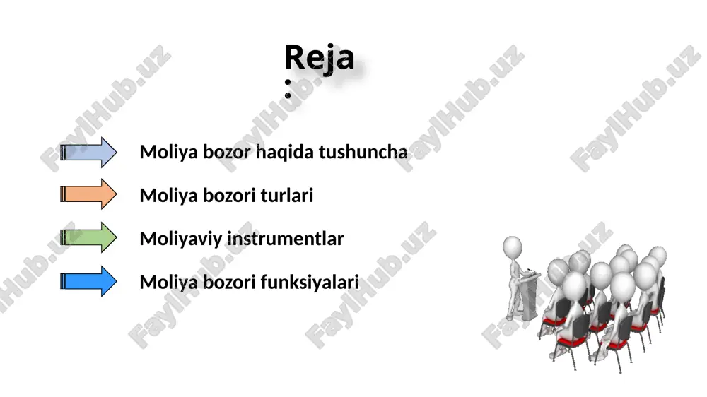 valyuta bozori sug’urta bozori kapital bozori qarz yoki obligatsiya bozori moliyaviy instrumentlar moliyaviy instrument- qarz majburiyati yoki ulush munosabatini yuzaga keltiruvchi moliyaviy aktivdir. moliyaviy instrumentlar bozor ishtirokchilari o’rtasidagi bitim natijasida shakllanadi. bunda bitimning bir ishtirokchisi moliyaviy aktivni qo’lga kiritgan ikkinchi tomonda moliyaviy majburiyatlar bo’yicha to’lovni talab qilish huquqini beradi, tashkilot yoki fuqorolarga tegishli mulkiy huquqni o’zida jamlaydi. moliyaviy instrumentlar pul instrumentlari moliyaviy derivativlar xorijiy valyuta ayriboshlash instrumentlari forward futures swop options qimmatli qog’ozlar depozit kredit spot to'g'ridan-to'g'ri forvardlar valyuta svopi forward futures swop options moliyaviy derivativlar moliyaviy vositalar aktivlari sinflari yuqorida sanab o'tilgan moliyaviy instrumentlar turlaridan tashqari, moliyaviy instrumentlarni ikkita aktiv sinfiga ajratish mumkin. 1. qarzga asoslangan moliyaviy instrumentlar qarzga asoslangan moliyaviy instrumentlar sub'ekt korxonaning kapital miqdorini oshirish uchun foydalanishi mumkin bo'lgan mexanizmlar sifatida tasniflanadi. masalan, obligatsiyalar, qarzlar, ipoteka kreditlari, kredit kartalari. ular biznes muhitining muhim qismidir, chunki ular korporatsiyalarga kapital o'sishi orqali rentabellikni oshirishga imkon beradi. 2. kapitalga asoslangan …