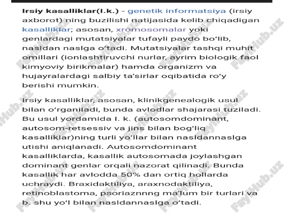 irsiy kasalliklar - Page 2