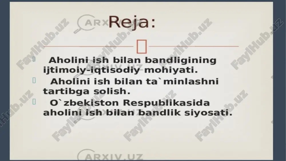 aholini-ish bilan ta’minlash məhnat bozori - Page 2