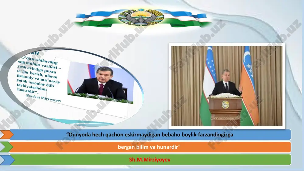 r ta’siriga tushib qolmaslikni oldini olish iv.mavzu yuzasidan vazifalar darslarga muntazam qatnashmaydigan o‘quvchilarni aniqlash; darslarga muntazam qatnashmaslikning kelib chiqish sabablarini aniqlash; “oila-maxalla-maktab” uzviy tizimi asosida voyaga etmaganlar bilan manzilli ishlashni yo‘lga qo‘yish muntazam dars qoldiradigan o‘quvchilar oilaviy holatini o‘rganish va tahlil qilish; asosiy maqsad o‘quvchi yoshlani buzg‘unchi, yot g‘oyalar tasiriga tushib qolmaslikni oldini olish v.muammo yuzasidan xorijiy tajribalarni o’rganilganligi singapur davlatida o‘z farzandinng maktabga borishiga e’tiroz bildiradigan bo‘lsa ular farzandlari bilan birgalikda ma’muriy ta’lim kengashiga chaqiriladi.bundan keyin ham salbiy holat davom etsa , ularga nisbatan qonuniy tartibda jarima jazosi qo‘llaniladi . germaniyada farzandlari maktabga kelmagan ota-onalar ogohlantiriladi.agar ushbu holat yana davom etsa , ularga nisbatan jarima jazosi (1250 yevro) gacha qo‘llaniladi. bundan tashqari 14yoshdan 18 yoshgacha bo`lgan bolalarga nisbatan ham dars qoldirganliklari uchun qamoq tarzida jazo chorasi qo‘llanilishi mumkin vi.qiyosiy tahlil etilganligi t/r amaldagi holat (o’zbekistonda) amaldagi holat (xorijda) taklif 1 o‘quvchi yoshlarning aksariyat qismi ko‘p vaqt talab qiladigan tarmoq …