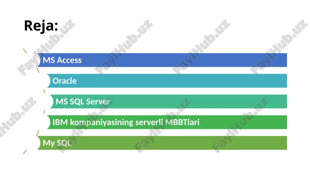 indows server 2003 sp1, or newer operating system[7] office 2007 professional, professional plus, ultimate and enterprise access 2010 14.0 15-iyul 2010-yil 14 windows xp sp3, windows server 2003 sp2, windows server 2003 r2, windows vista sp1, windows server 2008, windows 7, windows server 2008 r2, windows server 2012, windows 8[8] office 2010 professional, professional academic and professional plus so’nggi versiyalari access 2013 15.0 29-yanvar 2013-yil 15 windows 7, windows server 2008 r2, windows server 2012, windows 8, windows 10[9] office 2013 professional and professional plus access 2016 16.0 22-sentabr 2015-yil 16 windows 7, windows 8, windows 8.1, windows 10[10] office 2016 professional and professional plus access 2019 24-sentabr 2018-yil windows 10[11] office 2019 professional and professional plus mantiqiy masala ikki qabila bir orolda ikkita — rostgo’ylar va yolg’onchilar qabilalari yashaydi. birinchi qabiladagilarning hammasi faqat rost, ikkinchi qabiladagilarning hamasi faqat yolg’on gapiradi. orolga kelib qolgan sayohatchi orolliklardan birini ko’rib qolib uning …