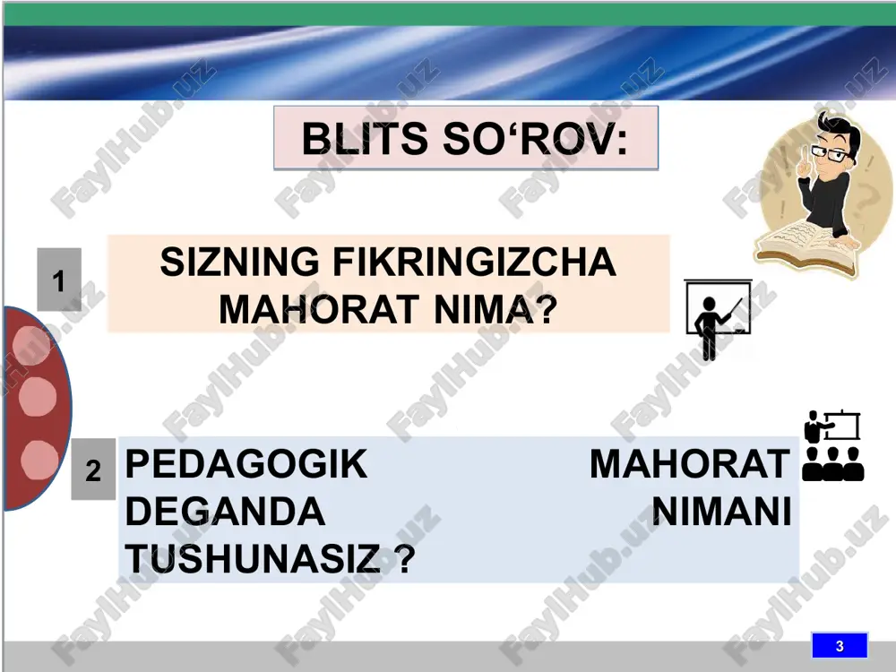 ik texnologiyalarni egallaganligi umumiy madaniyat va ahloqning yuksak darajada bo`lishi mavzu bo`yicha fidbek kelgusi mashg‘ulotda ko‘rishguncha ...