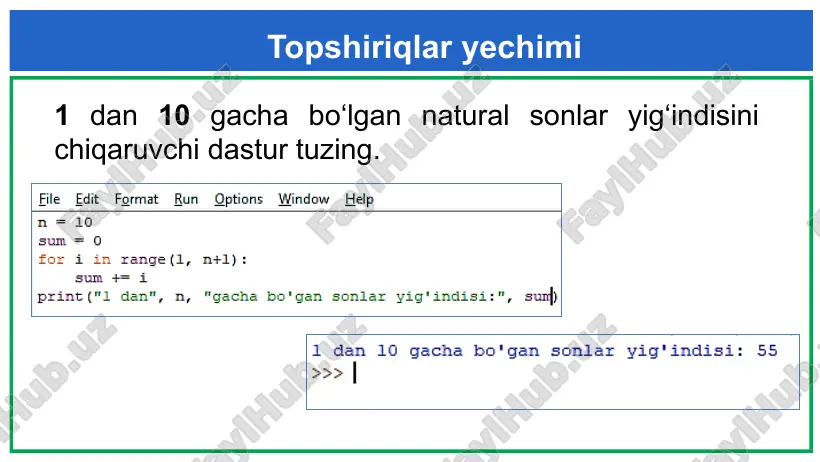 obektga yo'naltirilgan dasturlash - Page 2