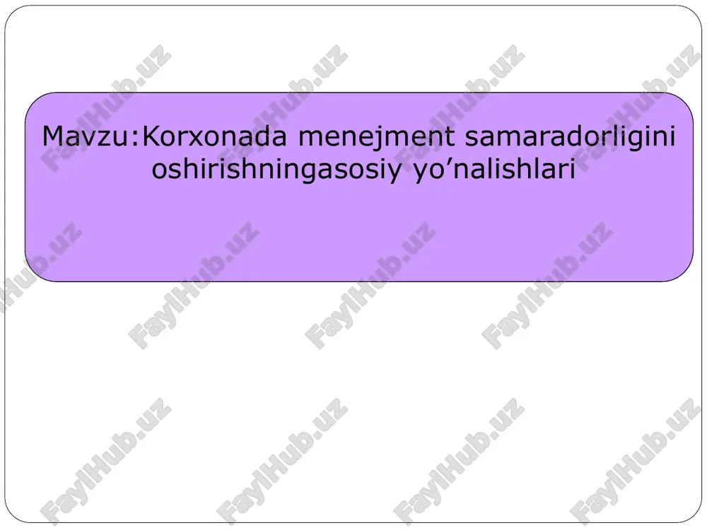 hish, pirovardida, mamlakatimizning milliy mustaqilligini yanada mustahkamlashdan iboratdir. o‘tgan 22 yil davomida mamlakatda bozor iqtisodiyotini erkinlashtirish, davlat mulkini xususiylashtirish jarayonini chuqurlashtirish, mulkchilikning turli shakllarini yaratish hamda sog‘lom raqobat muhitini rivojlantirish asosida amalga oshirildi. shu bilan birga bozor munosabatlari sharoitida korxonalarda ishlab chiqarishni yanada jadallashtirish va korxonalarda menejment samaradorligini oshirish, korxonalarning samarali ishlashini hamda yangilanib borishini amalga oshirish, oldiga qo‘yilgan reja ko‘rsatkichlarini to‘la-to‘kis ado etish talab etiladi. iqtisodiy isloxotlarning ustuvor maqsadlari: bozor iqtisodiyotini bosqichma-bosqich shakllantirish; ko‘p ukladli iqtisodiyotni yaratish; korxonalarga, fuqarolarga keng iqtisodiy erkinlik berish, ularning faoliyatiga davlatning bevosita aralashuvidan voz kechish; resurs (noz-ne’mat)lardan samarali foydalanishni ta’minlaydigan chuqur tarkibiy o‘zgarishlar qilish; kishilarda yangicha iqtisodiy fikrlashni shakllantirish. birinchi bosqichda iqtisodiyotni barqarorlashtirish va boshqarish mexanizmlarini shakllantirish asosiy maqsad qilib quyilgan. uning g‘oyat muhim va ustuvor yo‘nalishlari: moliya va soliq siyosati; kredit-pul siyosati; narx-navo bo‘yicha va pulning qadrsizlanishiga qarshi siyosat. isloxotlar ustuvorligini ro‘yobga chiqarishdagi chora-tadbirlar: barqarorlik, tinchlikni ta’minlash; ijtimoiy adolat qoidalarini yanada mustahkamlash; ijtimoiy …
