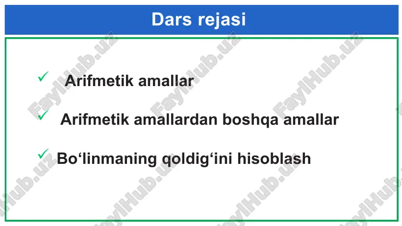 pythonda arifmetik amallar - Page 2