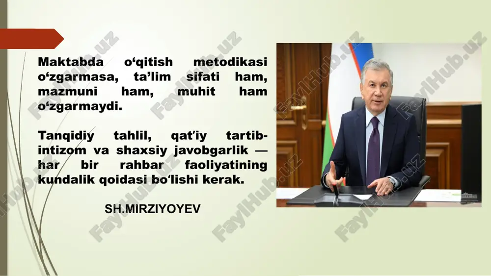 ston respublikasi xalq ta’limi vazirining “ummiy o‘rta ta’lim muassasalarining pedagogik kengash to‘g‘risidagi namunaviy nizomni tasdiqlsh haqida” gi buyrug‘iga o‘zgartirish kiritish to‘g‘risidagi. 2021-yil 17-deksbr 36-mh-son buyruq. 4 dyui fikricha, maktablarda pedagogik kengash faoliyati shaffof va samarali bo‘lishi uchun o‘qituvchilar, ota-onalar va o‘quvchilar orasida faol hamkorlik va ochiq muloqot bo‘lishi kerak. kengashning qaror qabul qilish jarayoni shaffof bo‘lishi va har bir a’zoning fikri inobatga olinishi muhim. john dewey “democracy and education” (1916) freire ta’lim jarayonida erkinlik va adolat tamoyillariga asoslangan yondashuvni qo‘llab-quvvatlagan. uning fikriga ko‘ra, pedagogik kengash faoliyatining shaffofligi va samaradorligini oshirish uchun barcha ishtirokchilar bir xil huquq va imkoniyatlarga ega bo‘lishi kerak. demokratiya va tenglik prinsiplari asosida boshqaruv tizimini yo‘lga qo‘yish zarur. paulo freire “pedagogy of the oppressed” (1968) behbudiy ta’lim jarayonlarida shaffoflik va demokratiya tamoyillariga asoslangan boshqaruvning ahamiyatini ta’kidlagan. uning fikricha, ta’lim beruvchilarning samaradorligini oshirish uchun barcha ishtirokchilar ochiq muloqotda bo‘lishi va qaror qabul qilish jarayonida faollik ko‘rsatishi kerak. mahmudxo‘ja …