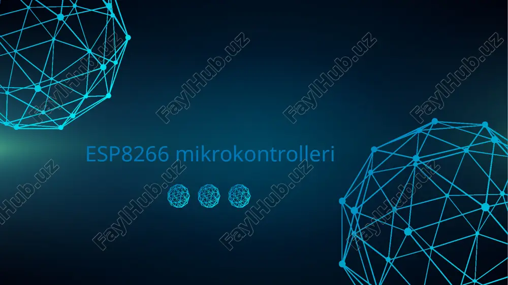 i esp8266 -bu wi-fi moduli va mikrokontroller bo'lib, asosan iot (internet of things) loyihalarida keng qo'llaniladi. u o'zining kichik o'lchamlari, qulay interfeysi va arzon narxi bilan mashhurdir. asosiy xususiyatlari - wi-fi ulanishi: esp8266 802.11 b/g/n standartlariga mos keladi va ap (access point) va sta (station) rejimlarida ishlay oladi. esp8266 mikrokontrolleri tuzilishi: esp8266 chipi, asosan, wi-fi moduli va mikrokontrollerni o'z ichiga oladi. u 32-bitli risc arxitekturasi asosida ishlab chiqilgan. ishlash tezligi: chipning maksimal ishlash tezligi 80 mhz dan 160 mhz gacha bo'lishi mumkin. xotira: esp8266 da 160 kb sram va 1 mb dan 16 mb gacha flash xotira mavjud. gpio pinlari: modulda bir nechta gpio (general purpose input/output) pinlari mavjud, bu esa sensorlar va aktuatorlar bilan o'zaro aloqada bo'lish imkonini beradi. qo'llanilishi: - iot loyihalari: esp8266 ko'plab iot loyihalarida, masalan, aqlli uy tizimlarida, sensorlar va aktuatorlar bilan ishlashda qo'llaniladi. ma'lumotlarni uzatish: sensorlardan olingan ma'lumotlarni bulutga yoki boshqa qurilmalarga uzatish uchun ishlatiladi. …