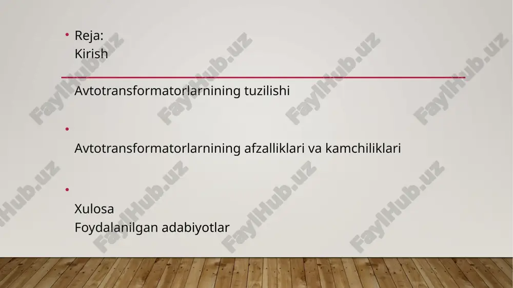 va sanoat elektr jihozlarini sozlash va sinovdan o'tkazish uchun ishlatiladi, avtomatik boshqaruv moslamalari, laboratoriya stendlarida-lagerlar, aloqa moslamalari va boshqalar. quvvat uch fazali avtotransformatorlar kuchli elektr motorlarining boshlang'ich kuchlanishini kamaytirish uchun ishlatilishi mumkin. avtotransformator an'anaviy transformatordan asosiy farqi - yadroli ikkinchi lasanning yo'qligi. ikkilamchi o'rashlarning roli galvanik aloqaga ega bo'lgan burilishlarning alohida guruhlari tomonidan amalga oshiriladi. bu guruhlar alohida elektr izolyatsiyasini talab qilmaydi. avtotransformatorlar qo‘llashning eng maqsadga muvofiq rejimi transformatsiyalash koeffit­sientining ka < 2 dir. transfor­matsiyalash koeffitsienti katta bo‘lganda avtotransformator eng katta kamchilik­lari quyidagilardan iborat: 1. avtotransformator pasaytiruvchi bo‘lganda q.t. toki kattaligidir. 3.2-rasmdagi a va x klemmalar qisqa tutashtirilganda u1 kuchlanish chulg‘am­ning juda kichik q.t. qarshiligiga ega bo‘lgan o‘ramlar soni aa ga qo‘yilgan bo‘ladi. bunda avtotransformator q.t.ning xavfli ta’siridan o‘z-o‘zini himoya qilaolmaydi. shu sababli, q.t. toklari avtotransformator zanjiriga ulangan boshqa elektr qurilmalar hisobiga cheklanadi. 2. yuk chulg‘ami va qk tomoni orasidagi elektrik bog‘lanish; bu barcha chulg‘amlarni kuchaytirilgan darajada elektr izolyasiyalashni talab …
