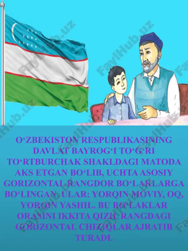 o'zbekiston respublikasining davlat bayrog'i - Page 2
