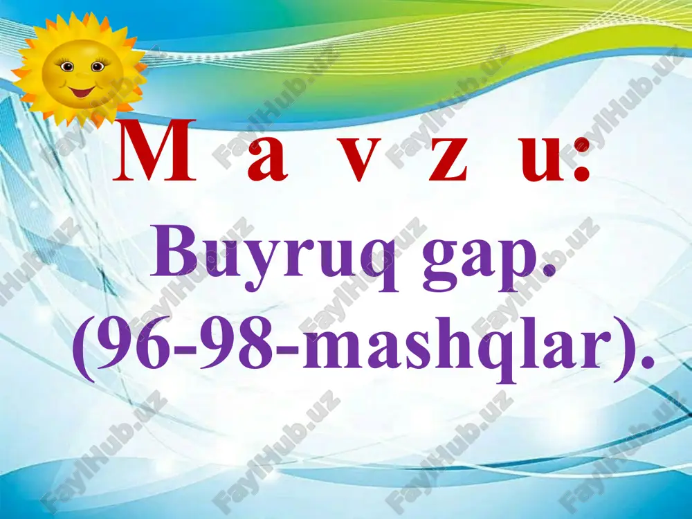 buyruqgap. (96-98-mashqlar) - Page 2