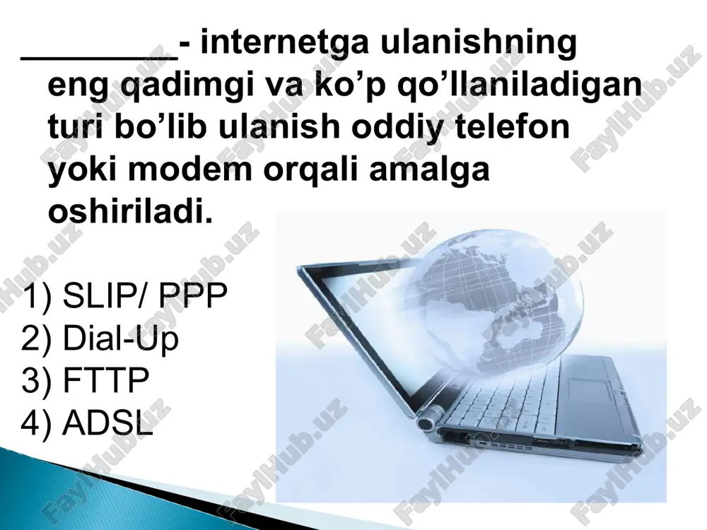 internetga ulanish turlari - Page 2