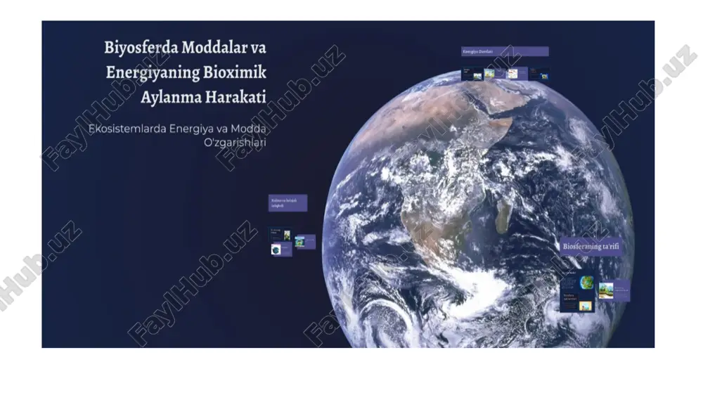 biosfera damodlari va energiya bioximikasi - Page 2
