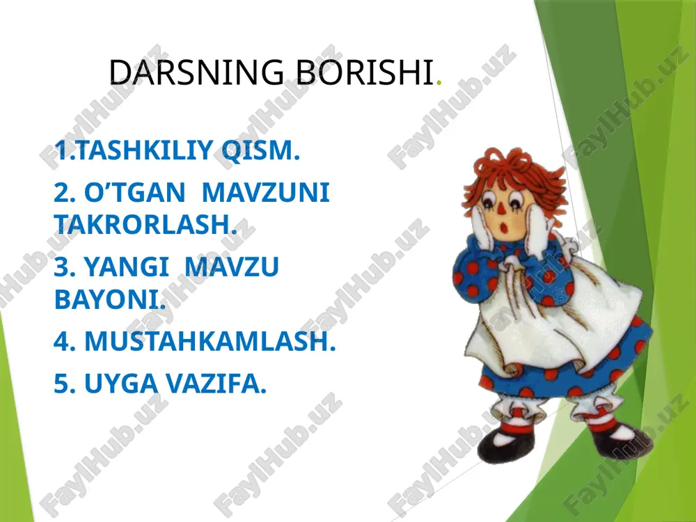 . belgili tizimi bilan munosabatda bo’lishi talab etiladigan mehnat faoliyatidagi kasblarga. notarius; kassir; dasturchi; ish yurituvchi. odam badiiy obraz. badiiy obraz bilan munosabatda bo’lish talab etiladigan mehnat faoliyatidagi kasblar. rassom; dizayner; aktyor; folklor. odam tabiat. tabiat bilan munosabatda bo’lish talab etiladigan mehnat faoliyatidagi kasblar. fermer; chorvachilik va bog’bon; asalarichilik. biolog, agrotehnik. kasb va hunarlar turli-tuman bo’lib, har birining o’ziga xosligi va rang-barangligi bor. kasb va hunarga ajratamiz. o’qituvchi , sa’natkor, gilam to’quvchi, uchuvchi. tikuvchi kulol, shifokor dizayner, haydovchi sa’natkor, temirchi, tarbiyachi, naqqoshchilik, rassom, zardo’st, musiqachi, harbiy , oshpaz, aktyor, kashtachilik, haydovchi nonvoy. kitob olgan hamoni shuni yaxshi anglab ol. kasbning bo’lmas yomoni yoqqanini tanlab ol. dunyo imoratlari ichida eng hashamatlisi maktab bo’lsa, kasblar ichida eng ulug’i o’qituvchilikdir. i.a.karimov mm»men tanlagan kasb» mavzusida insho yozib kelish. etiboringiz uchun rahmat! image1.jpeg image2.png image3.jpeg image4.jpeg image5.jpeg image6.jpeg image7.jpeg image8.png image9.png image10.jpeg image11.jpeg image12.jpeg image13.jpeg image14.jpeg image15.jpeg image16.jpeg image17.jpeg image18.jpeg image19.jpeg image20.jpeg image21.jpeg image22.jpeg …