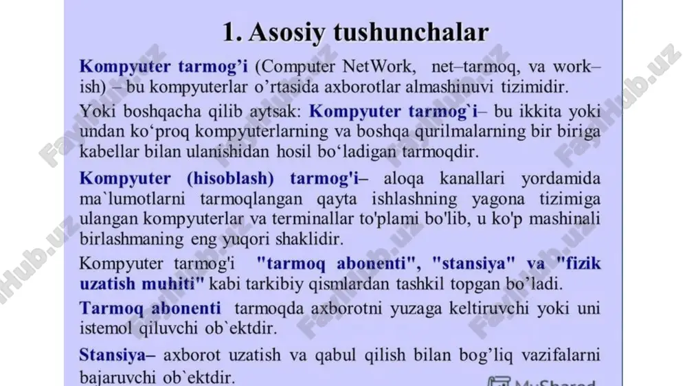 kompyuter tarmoqlari - Page 2