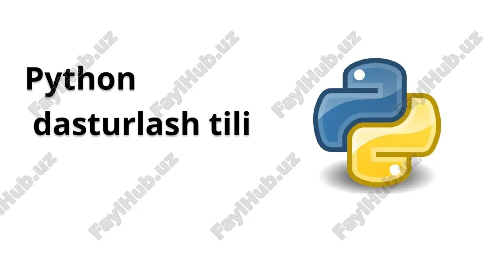 uhitlari(ide) ide – integratsiyalashgan yaratish muhiti (ing. integrated development environment) idle pydev aptana wing pycharm eclipse emacs vim notepad++ python virtual mashinasi bajarilishi (pvm) python dasturni bayt-kodga kompilyatsiya qiladi, u python virtual machine (pvm) deb nomlangan mexanizmga uzatiladi.operatsiyalar zanjiri quyidagicha ko'rinadi:1. cpython sizning python manba kodingizni bayt kodiga kompilyatsiya qiladi.2. bu bayt-kod ishga tushirildi (tarjima qilingan) cpython virtual mashinasida.bayt-kod python dasturining ichki ko'rinishidir. birlamchi kod m.py bayt-kod python m.pyc python tilining xususiyatlari python - bu interpratasiya qilinadigan dasturlash tili. bu shuni anglatadiki, dastlabki kod maxsus dastur - tarjimon tomonidan o'qish jarayonida qisman mashina kodiga aylanadi. python aniq sintaksis bilan ajralib turadi, chunki qavs, nuqta-vergul kabi yordamchi sintaktik elementlar ko'p ishlatilmaydi. til qoidalari dasturchilarni ichki konstruksiyalarni ko'rsatish uchun chekinishga majbur qiladi 12 python tilining xususiyatlari python birlamchi kodi skriptlari mantiqiy qatorlardan iborat bo'lib, ularning har biri o'z navbatida fizik qatorlardan iborat. # belgisi izohlarni belgilash uchun ishlatiladi. sharhlar va bo'sh satrlar …