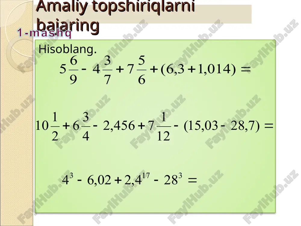 mathcad dasturida ishlash - Page 2