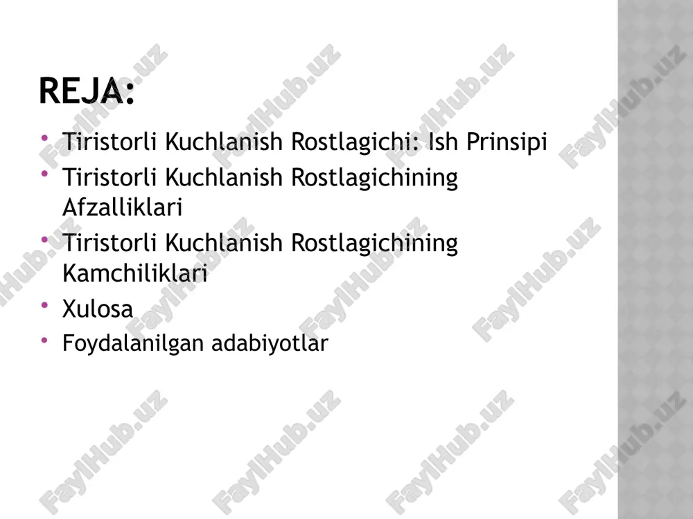 tiristorli kuchlanish rostlagichi: ish prinsipi - Page 2