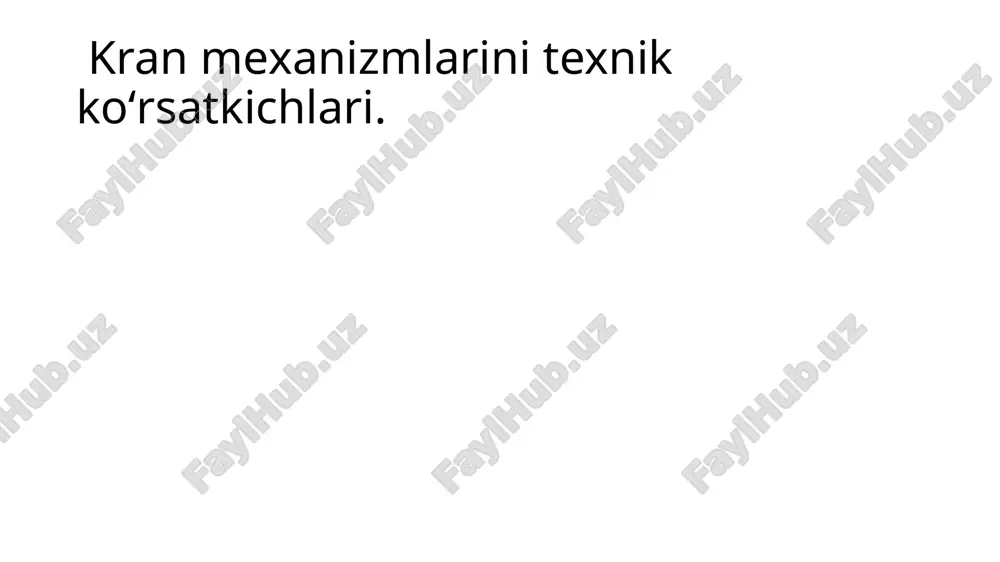 h mexanizmini og'ir shinalar va o'qlardan tashkil topgan maxsus shassisga o'rnatadigan to'liq aylanadigan kran. uning ustki tuzilishi asosan paletli kranniki bilan bir xil. afzalligi shundaki, tanasi qisqa, operatsiya moslashuvchan va ish samaradorligi yuqori. kamchilik shundaki, u relef bilan cheklangan va katta uskunalar bilan to'ldirilmaydi. o’ta ogir yuk ko’taruvchi kran konstrukstiyaning tayanchida 1 stehning yuqori qismida 16 relslari bo'yicha g'ildiraklar yuradi. elektr uskunalarga energiyani uzatish uchun yordachi trolleya 11 qo'llanadi va bu ko'prik bo'ylar yuradi. yurituvchi g'ildiraklar reduktor 14 va tarnsmission val 18 orqali elektr dvigatel 19 yordamida yurgiziladi.ko'prik bo'ylab 20 relislar o'rnatiladi va ular bo'ylab 12 g'ildiraklar reduktor 10 orqali 5 aravacha ko'tarish lebedka bilan birgalikda xarakatlanadi. ya'ni, barabanning lebedkasiga 6 ko'tarish qanotlari 24 o'raladi va blok 22 yordamida yuk tashuvchi kryuk 23 yukni ko'taradi. bundagi baraban elektr dvigatelni 7 reduktor 8 orqali aylantiradi. atrof-muhit parametrlarini hisobga olgan holda tanlov elektr qabul qiluvchilarni ular uchun mo'ljallanmagan sharoitlarda ishlatishni istisno qilishi …