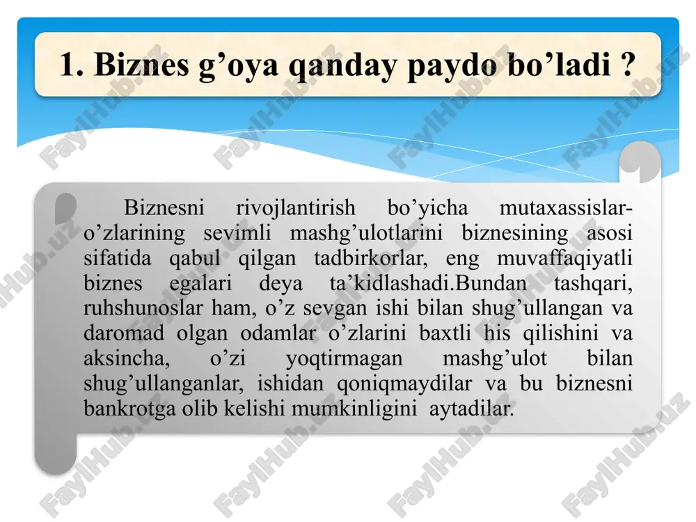 ram yandex va google qidiruv tizimlari o’zimizni uyimiz ish joyimiz ishlatadigan telefonimiz maqsadli auditoriyani tanlang, uning ehtiyojlari va muammolarini tahlil qiling, ushbu guruh foydalanuvchilari uchun zarur bo’lgan dasturni ishlab chiqing – bu biznes uchun g’oyani noldan topishning eng oson usuli. yandex va google qidiruv tizimlari g’oya qidirishning boshqa zamonaviy yo’li –bu google, yandex va boshqa qidiruv tizimlaridir telegram, odnaklassniki, facebook, instagram do’stlaringiz va tanishlaringiz o’zlarining yutuqlari va mag’lubiyatlarini baham ko’rishadi, maslahat so’rashadi yoki muammolarni hal muammoni hal qilishning umumiy yechimini taklif qila olasizmi ? o’zimizni uyimiz kelajakdagi mijozlaringizga nimani taklif qilishingiz mumkinligi haqida o’ylang.o’zingiz yashab turgan hududda sayr qilib, qulaylik uchun nimalar yetishmayotganligi haqida o’ylang ish joyimiz ba’zan shunchaki suhbat davomida kimdir uy ishlariga yoki, yoshi ulug’ qarindoshi uchun hamshiraga muhtojligini, kimdir bola uchun repititorni qidirayotganini va kimdir dam olish kunida ishni tugatish uchun sherigiga muhtojligini bilib olishingiz mumkin 4. yoz mavsumida qanday biznes ochgan ma’qul: tadbirkorlik uchun g‘oyalar va …