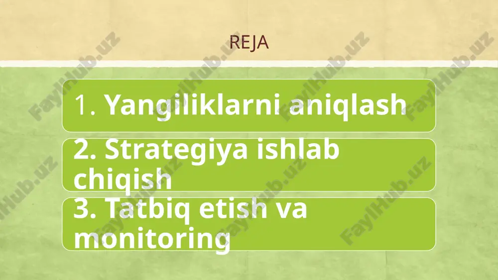 yatlarini belgilash. pilot loyihalar tashkil etish. kichik miqyosda tanlangan yangi texnologiyalarni amaliyotga tatbiq etish. masalan, yangi ilovaning beta-versiyasini yoki yangi xizmat shaklini sinab ko‘rish. sinov jarayonida qatnashadigan mijozlar guruhini tanlab olish va ularning tajribasidan foydalangan holda texnologiyaning foydaliligini aniqlash. natijalarni tahlil qilish. pilot loyihalar davomida to‘plangan ma’lumotlarni tahlil qilish orqali texnologiyaning samaradorligi, foydalanuvchi qulayligi va integratsiya darajasi aniqlanadi. foydalanuvchilardan olingan fikr-mulohazalar asosida texnologiyadagi xatoliklar, muammolar va yaxshilanishlar aniqlanadi. optimallashtirish va keng ko‘lamda tatbiq etish. sinov natijalariga qarab texnologik yechimlarni yanada mukammallashtirish va kengroq auditoriyaga tatbiq etish uchun strategik qarorlar qabul qilish. yangi texnologiyaning muvaffaqiyatli sinovdan o‘tgan bo‘limlarini asos qilib olib, keng qamrovli loyihalarni rejalashtirish va amalga oshirish. turizm industriyasida texnologik yangiliklarni muvaffaqiyatli tatbiq etish va moslashtirish jarayoni puxta rejalashtirishni, resurslarni samarali boshqarishni hamda foydalanuvchilar ehtiyojlarini inobatga olishni talab qiladi. ushbu bosqichda texnologik innovatsiyalar real sharoitga moslashtirilib, amaliyotga tatbiq etiladi va ularning samaradorligi oshiriladi. texnologik yangiliklarni joriy etish va moslashtirish bosqichi …