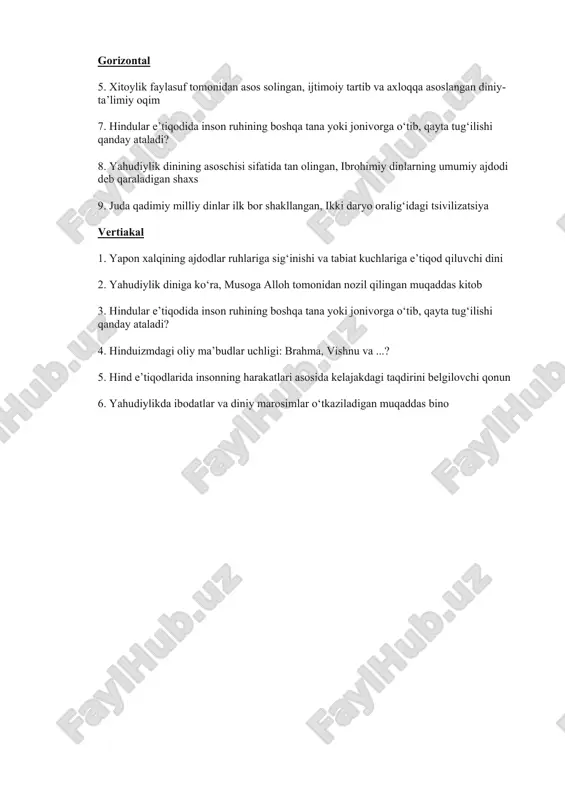 milliy dinlar - Page 2