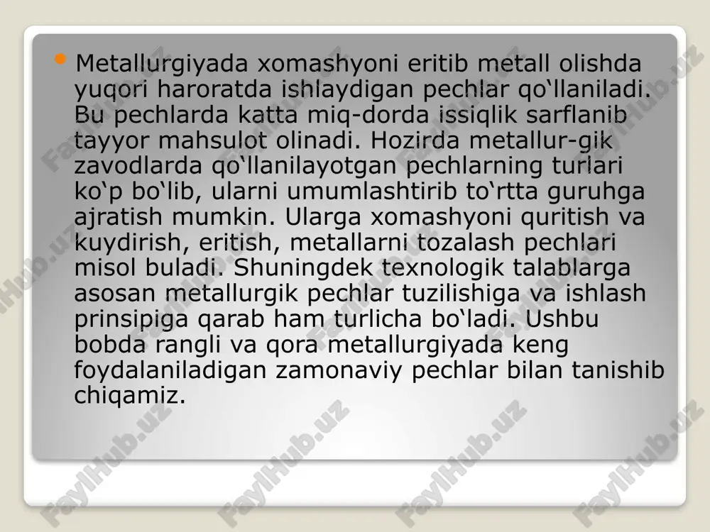 metallurgik pechlar - Page 2