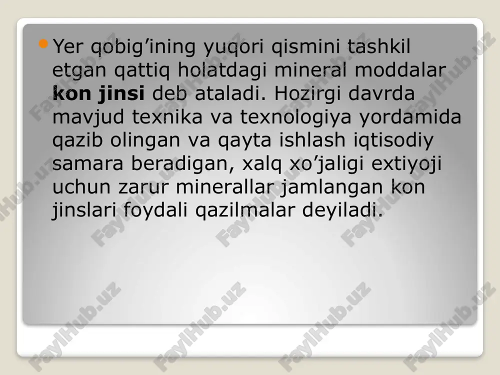 metallurgiyada qo‘llaniladigan xomashyo materiallari - Page 2