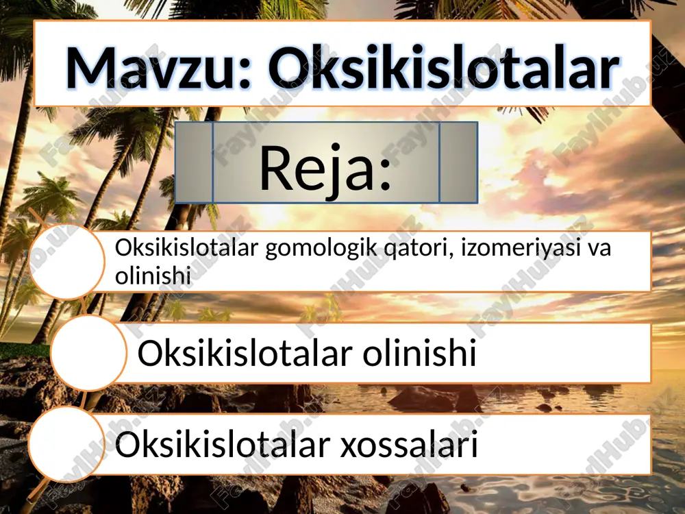 uruvchi (+) va chapga buruvchi (-) glitserin al'degidlarining tuzilish formulalarini rus olimi m.a.rozanov taklif qilgan. aim.uz quyida formulalari keltirilgan sut kislotala- rining chapga buruvchisi (-) d qatorga, o`nga buruvchisi (+) l qatorga mansubdir. optik faol birikmalarning absolyut konfiguratsiyasi ifodalarini (r, s) fanga kan, ingol'd va preloglar kiritgan. bu ifodalar soat strelkasi bo`yicha (r) yoki soat strelkasiga teskari (s) ma'nolarini anglatadi. optik faol moddaning absolyut konfiguratsiyasining ifodasini aniqlash uchun asimmetrik uglerod atomiga birikkan atomlar yoki atomlar guruhi ularning atom massalari kamayib boruvchi tartibda joylanadi. aim.uz tetraedrga eng kichik atom massaga ega bo`lgan guruhga teskari tomondan qarab, atom massasi katta guruhdan atom massasi kichik guruhga tomon aylanma yuriladi. bunda l(+) sut kislotasi absolyut konfiguratsiyasining ifodasi s, d(+) sut kislotasi absolyut konfi-guratsiyasining ifodasi r bo`ladi. aim.uz sut kislota tarkibidagi asimmetrik uglerod atomi bilan birikkan guruhlar atom massalarining kamayib borishi bo`yicha quyidagi qatorga joylashadi: -oh>-cooh>ch3>h sintetik usul bilan sut kislota olinganda o`ngga va chapga …