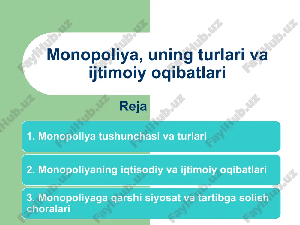 ujjatlariga rioya etilishini nazorat qilish; respublikada raqobat muhitini rivojlantirish, tovarlar (xizmatlar, ishlar) bozorlarida, birinchi navbatda ichki iste’mol bozorida va reklama sohasida noinsof raqobatga chek qo‘yish, mahalliy davlat boshqaruvi va davlat hokimiyati organlari tomonidan xo‘jalik yurituvchi subyektlarga nisbatan noqonuniy xatti-harakatlarga yo‘l qo‘ymaslik uchun huquqiy maydonni yanada takomillashtirish, jamoat tuzilmalari bilan chambarchas muvofiqlashtirilgan holda iste’molchilarning qonuniy manfaatlari va huquqlarini himoya qilish borasidagi chora-tadbirlarni amalga oshirish; iqtisodiy nochor korxonalarning moliyaviy-iqtisodiy holati va raqobatbardoshligini chuqur tahlil qilish, xo‘jalik yurituvchi subyektlarni tarkibiy o‘zgartirish va ularning bankrotligi sohasidagi funksiyalarni amalga oshirish, tarkibiy o‘zgartirish, sanatsiya va bankrotlik masalalarini ko‘rib chiqishda davlat manfaatlarini ifodalash. o‘zbekiston respublikasi monopoliyadan chiqarish va raqobatni rivojlantirish davlat qo‘mitasiga quyidagi huquqlar berilsin: o‘z vakolatlari doirasida davlat va xo‘jalik boshqaruvi organlariga, mahalliy davlat hokimiyati organlariga, xo‘jalik yurituvchi subyektlarga va ularning mansabdor shaxslariga monopoliyaga qarshi qonun hujjatlari, tabiiy monopoliyalar haqidagi, bankrotlik to‘g‘risidagi, iste’molchilar huquqlarini himoya qilish to‘g‘risidagi, reklama to‘g‘risidagi qonun hujjatlari buzilishlarini to‘xtatish yoki ularning oqibatlarini …