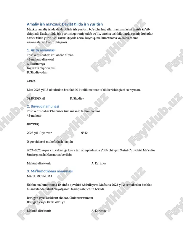 davlat tilida ish yuritish - Page 2
