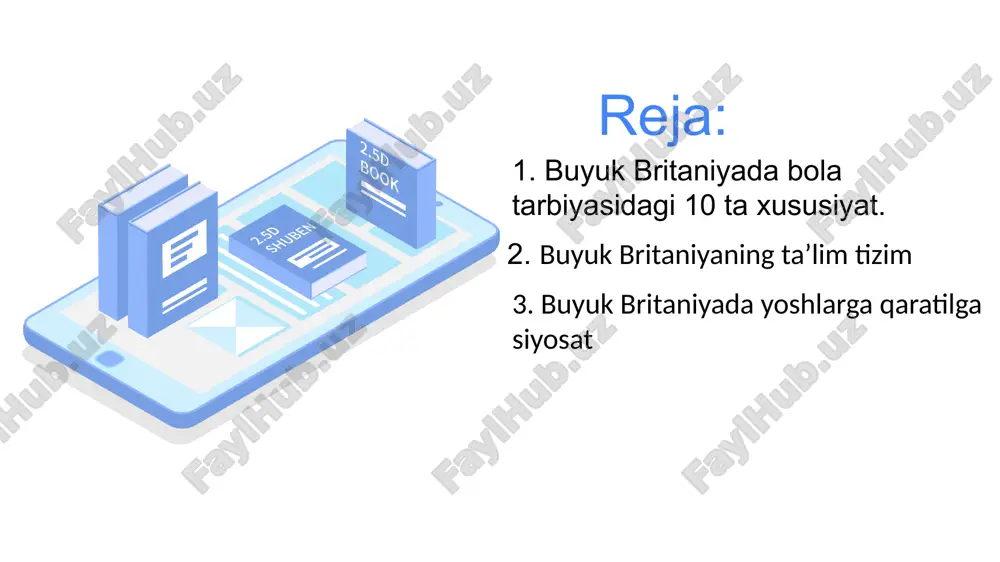 lgan oilalar bunga qodir. 2. farzandingiz uchun mas’uliyatni boshqalarga yuklamang 3. bolaning shaxsiyatini shakllantirish va rivojlantirish inglizlar o‘z farzandlariga nimanidir tanlashda to‘liq erkinlik beradilar, chunki ular bolani juda erta yoshdanoq shaxs sifatida rivojlantirish kerak, deb hisoblashadi. asosiy vazifa — bolada kuchli va mustaqil xarakterni tarbiyalash, uni tahlil qilish va xulosa chiqarishga o‘rgatishdir. buyuk britaniyada har qanday, hatto, eng ahamiyatsiz muvaffaqiyat ham go‘dakni xursandchilik bilan maqtash va shu bilan uni yangi yutuq-g‘alabalarga undash odatiy holdir. ingliz onalari juda sabr-toqatli va tabassumli. ular har doim bolasi bilan do‘stona aloqada bo‘lish uchun kuch va energiyaga to‘la. ular hech qachon bolaga ovozini ko‘tarmaydilar yoki yomon xulq-atvori uchun boshining orqa tomoniga urmaydilar. so‘nggi chora sifatida ular bolaning e’tiborini boshqa narsaga chalg‘itishga harakat qiladi, chunki jismoniy jazo juda qattiq taqiq ostida. maksimal ruxsat etilgan jismoniy jazo — yengilgina shapaloqdir. qo'ni'qo'shni va boshqa begonalarni bolalarini urshish mumkin emas, faqatgina uning ota-onasi ogohlantiriladi. bolani jazolamang farzandingizni bolaligidanoq chiniqtiring …