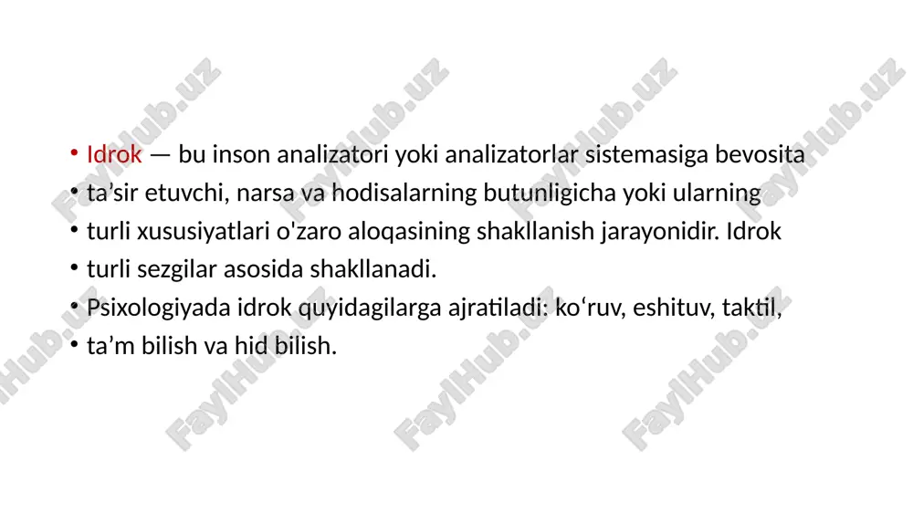 belgilar o‘rtasidagi aloqani taqqoslash, qiyoslash); — mavhumlashtirish (predmetning asosiy xossalarini ikkilamchi belgilardan ajratish); — taqqoslash (ma’lum obyektlarni taqqoslash va ulardagi umumiy yoki farqli belgilarni ajratish); — umumlashtirish (ikki yoki bir qancha predmet-hodisalarni umumiy belgilariga ko‘ra guruhlarga umumlashtirish). ko‘rgazma-obrazli tafakkur bola anglash faoliyatini shakllantirish va rivojlantirishda tafakkur muhim rol o'ynaydi. bola rivojlanishining ma’lum bir bosqichida unga ma’lum turdagi faoliyat xos bo'ladi. mantiqiy tafakkur fikrlash qobiliyati aqli zaif bolalarda 0‘ziga xos tarzda amalga oshadi. aqliy faoliyat jarayoni o'zaro bog‘liq aqliy operatsiyalar bilan amalga oshiriladi. predmet va hodisalarni tahlil qilish jarayonida aqli zaif bolalar sogiom tengdoshlariga qaraganda kam, maium qismlarni aniqlaydi. sintez qilish jarayonida umumlashtirish jarayonining pastligi kuzatiladi. obyektlarning o'xshash va farqli belgilarini aniqlashda yordam beradigan taqqoslash operatsiyalari ham maktabgacha yoshdagi bolalarda o‘ziga xos tarzda kechadi. ko'pincha yo‘q belgilari taqqoslanadi. aqli zaif bolalar xotirasi xotira — bu individ tajribasining eslab qolinishi, saqlanishi va kelgusida qayta tiklanishi. xotiraga, shuningdek, unutish ham kiradi. bu jarayonlar …