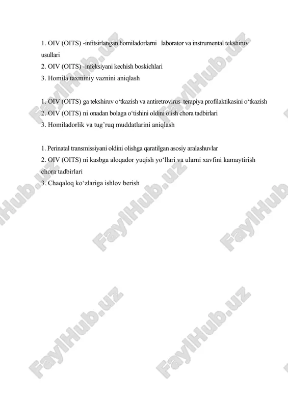 oiv (oits) homiladorlikni olib boorish - Page 2