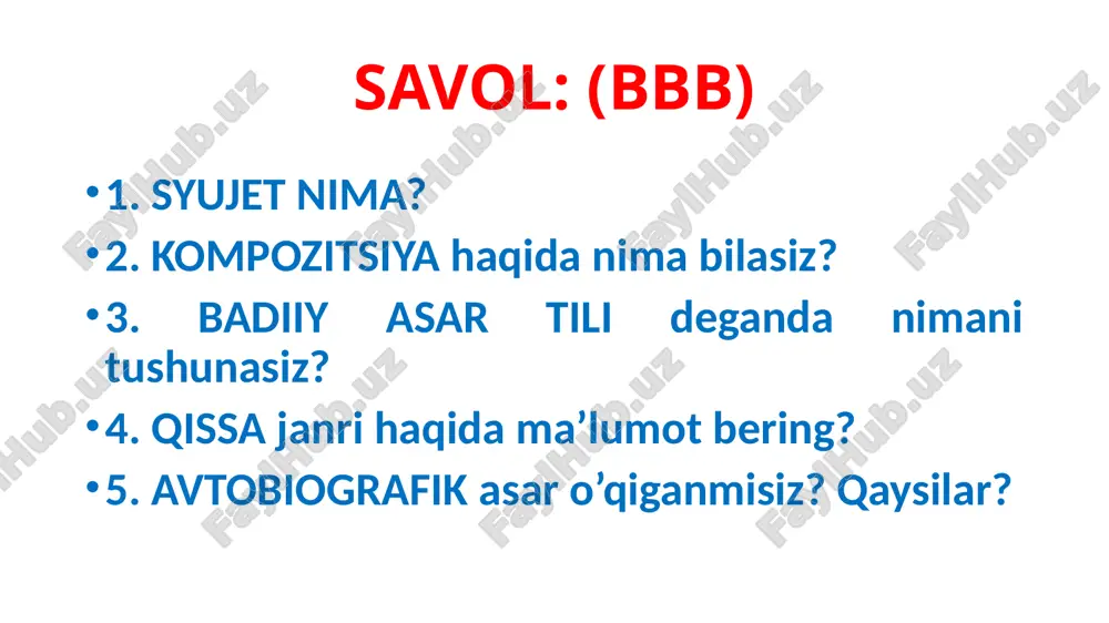 g (xotima)larni xam syujet elementi sifatida koʻrsatadilar (a qodiriy romanlarida bu unsurlar mavjud). syujet kompozitsiya, konflikt, fabula kabi adabiy tushunchalar bilan ham mustahkam bogʻlangan. kompozitsiya nima? kompozitsiya (lot. compositio — tuzilish, birlashish, bogʻlanish) — badiiy asarning mazmunan, xarakteri va maqsadi jihatidan bogʻlangan qismlarining joylashishi. adabiyotda kompozitsiya — asarni badiiy shakllantirishga xizmat qiladigan turli qismlarning holati, oʻzaro bogʻliqligi, voqea, xarakter-obrazlar, lirik chekinishlar, tafsilotlar bayoni va sh. k. maʼlum maqsadga boʻysundiriladi. asar kompozitsiyasining yaxlitligi uning asosiy shartidir. ortiqcha personaj, epizod va detallar asar qimmatini pasaytiradi. shuning uchun ham badiiy asarda hech qanday yetishmovchilik ham, ortiqchalik ham boʻlmasligi kerak. kompozitsiyaning oʻziga xosligi syujet unsurlarining qanday tartib bilan joylashtirilishiga, syujetdan tashqari unsurlar (lirik, falsafiy-publitsistik chekinishlar, qoʻshimcha epizodlar)ning bor-yoʻqligiga, peyzaj, portret, psixologik tasvir, muallif tavsifi kabi vositalarning meʼyori va tartibiga bogʻliq. kompozitsiya yaratish usuli va uslublari turli-tuman. qadimdan kompozitsiyani asar gʻoyasi bilan uzviy bogʻliq holda tushunib kelingan. kompozitsiya asarning shunchaki tuzilishi emas, balki shu tuzilishning …