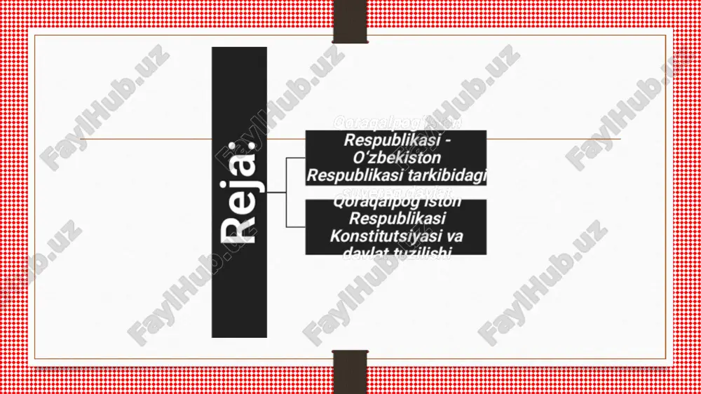 siga mos kelishi o‘zbekiston va qoraqalpog‘iston o‘rtasidagi davlat-huquqiy munosabatlari bilan chambarchas bog‘liq. o‘zbekiston respublikasi qonunlari qoraqalpog‘iston respublikasi hududida ham amal qilishi majburiydir. huquqiy davlatning asosiy belgilaridan biri-davlat yagona huquqiy siyosat va qonun qo‘llash bilan har ikkala respublikada ham yagona qonunlarga tayanishni talab qiladi. huquqning barcha tarmoqlari o‘zagida o‘zbekiston qonunlari mujassamlashtirilgan bo‘lib, qoraqalpog‘iston hududida ham amal qilishi mustahkamlangan. konstitutsiyaviy nazorat qo‘mitasi qoraqalpog‘iston respublikasi jo‘qorg‘i kengesi tomonidan siyosat va huquq sohasidagi mutaxassislar orasidan konstitutsiyaviy nazorat qo‘mitasining raisi, uning o‘rinbosari va qo‘mitaning a’zolari tarkibida saylanadi. konstitutsiyaviy nazorat qo‘mitasiga saylangan sudyalarning vakolat muddati 5 yildir. konstitutsiyaviy nazorat qo‘mitasiga saylangan shaxslar o‘z vazifalarini bajarishda daxilsizdirlar va faqat qoraqalpog‘iston respublikasi konstitutsiyasiga bo‘ysunadilar. uni tashkil etish va ish tartibini belgilash qoraqalpog‘iston respublikasining konstitutsiyaviy nazorat qo‘mitasi to‘g‘risidagi qonuni bilan belgilangan. qoraqalpog‘iston respublikasida mahalliy davlat hokimiyat organlari tumanlar va shaharlarda hokimlar boshchilik qiladigan xalq deputatlari kengashlari hokimiyatning vakillik organlari bo‘lib, ular davlat va fuqarolarning manfaatlarini ko‘zlab o‘z vakolatlariga taalluqli …