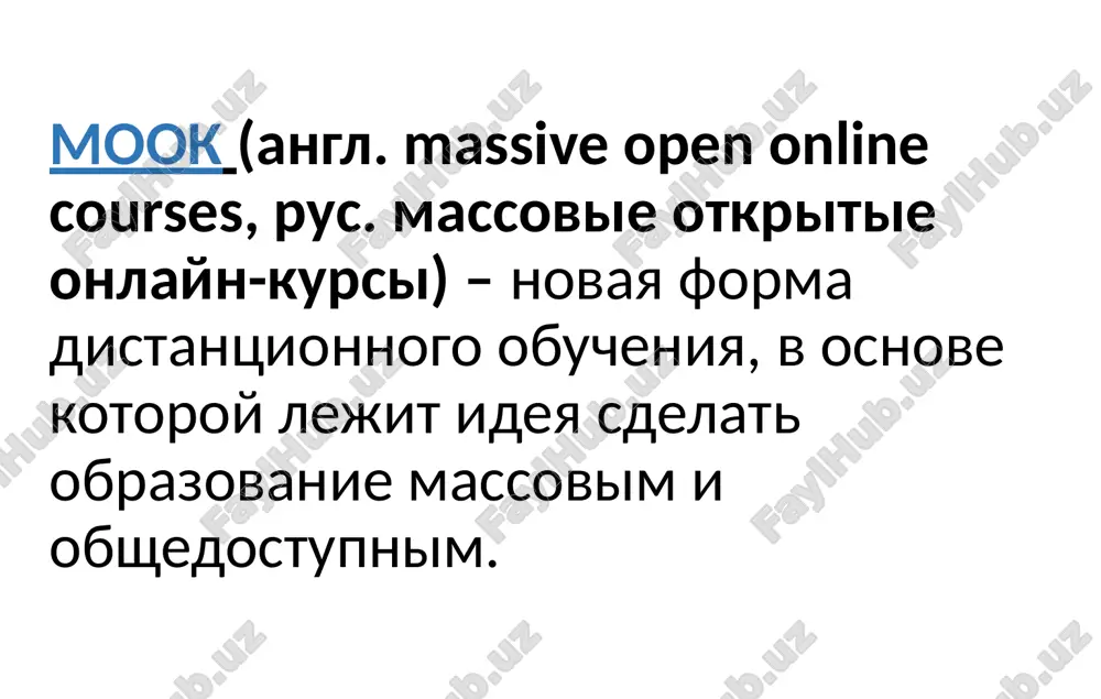 bucheniya. otkritoe obrazovanie visshee obrazovanie dlya vsex i vezde; vozmojnost zachest kurs v svoyom universitete; polniy nabor kursov ot vedushix universitetov. lektorium internet-biblioteka videolektsiy ot lektorov vuzov rossii. obrazovatelnie kursi novogo pokoleniya (massive open online course), podgotovlennie vedushimi vuzami rossii spetsialno dlya onlayn-obrazovaniya. dlya mooc xarakterni korotkie videoroliki, interesnie zadaniya i, konechno, ojivlennoe obshenie prepodavateley i studentov. «lektorium» http://www.lektorium.tv/ kursi, kotorie mogut bit rekomendovani inostrannim studentam v kachestve yazikovix kursov i kursov po stranovedeniyu: zarisovki o sibiri. gorod tomsk russkiy yazik kak instrument uspeshnoy kommunikatsii peterburgskie perekryostki universarium. mejvuzovskaya ploshadka elektronnogo obrazovaniya missiya proekta – predostavit vozmojnost polucheniya kachestvennogo obrazovaniya ot luchshix rossiyskix prepodavateley i vedushix universitetov dlya millionov rossiyskix grajdan. tseli proekta: sozdanie setevoy mejuniversitetskoy ploshadki, obespechivayushey besplatnuyu entsiklopedicheskuyu predprofilnuyu podgotovku i tselevoe profilnoe obuchenie konechnix potrebiteley obrazovatelnoy uslugi. obespechenie dominirovaniya v elektronnoy chasti rossiyskogo obrazovatelnogo prostranstva vedushix rossiyskix universitetov s tselyu formirovaniya i soxraneniya dumayushix i zainteresovannix kadrov …