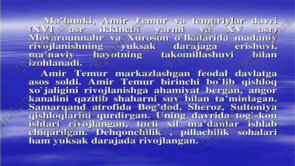 amir temur davrida o‘zbek davlatchilig. temur to‘zuklari va hozirgi zamon - Page 2