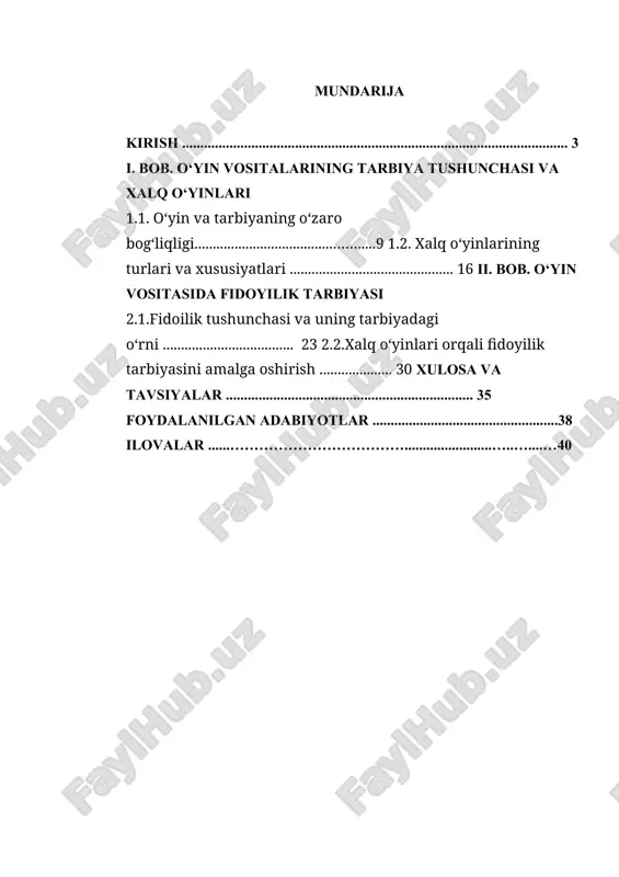gi o‘zbekiston taraqqiyoti strategiyasi”da yoshlarning barkamol rivojlanishi, ularning jismoniy, ma’naviy va axloqiy tarbiyasi masalalari alohida ta’kidlangan. shu nuqtai nazardan, mamlakatimizda o‘quv va tarbiya tizimida bolalarni milliy qadriyatlar, ota-bobolarning an’anaviy madaniyati asosida tarbiyalashga katta e’tibor qaratilmoqda. bolalar va yoshlar uchun qulay sharoitlar yaratish, ularning mustaqil fikrlashini, o‘zaro hurmat va jamoaviy ishlash ko‘nikmalarini rivojlantirish bo‘yicha davlat tomonidan amalga oshirilayotgan chora-tadbirlar, ayniqsa, o‘yin vositalari orqali bolalarda ma’naviy va jismoniy tarbiya berish muhim o‘rin tutadi. xalq o‘yinlari, o‘yin faoliyatini tashkil etish va boshqa pedagogik metodlar orqali yosh avlodni tarbiyalashda yangiliklar kiritilmoqda. bugungi kunda o‘yinlar, ayniqsa, xalq o‘yinlari nafaqat bolalarning jismoniy faolligini oshirish, balki ularning ma’naviy, axloqiy va shaxsiy sifatlarini rivojlantirishda ham beqiyos vosita sifatida qaralmoqda. xalq o‘yinlari o‘zida turli ko‘nikmalarni, masalan, jamoaviy ruhni, mehnatsevarlikni, fidoyilikni, jismoniy kuchni rivojlantirishni o‘z ichiga oladi. maktabgacha yoshdagi bolalar o‘yin vositasida shaxsiy fazilatlarni shakllantirishi, o‘zaro muloqotda bo‘lishni o‘rganishi, jamiyatga foydali, fidoyi shaxs sifatida kamolotga erishishlari mumkin. aynan shu sababli, …