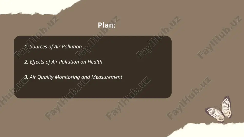 elines, such as pm2.5 levels not exceeding 10 µg/m³ annual mean. the united states environmental protection agency (epa) uses the air quality index (aqi), which ranges from 0 to 500 to indicate air pollution levels. high aqi values represent unhealthy air quality affecting sensitive groups and the general population. ... t.me/slaydai_bot 4. pollution control technologies pollution control technologies are essential for reducing environmental contamination. key technologies include electrostatic precipitators, which remove 99% of particulates from industrial emissions. scrubbers, both wet and dry, can eliminate up to 98% of sulfur dioxide and other gases from flue gas. catalytic converters in vehicles reduce nitrogen oxides emissions by up to 90%. advanced oxidation processes, such as ozone or uv treatment, can degrade organic pollutants in wastewater. ... t.me/slaydai_bot air pollution regulations aim to reduce harmful emissions and protect public health. the u.s. clean air act, enacted in 1970, empowers the environmental protection agency …