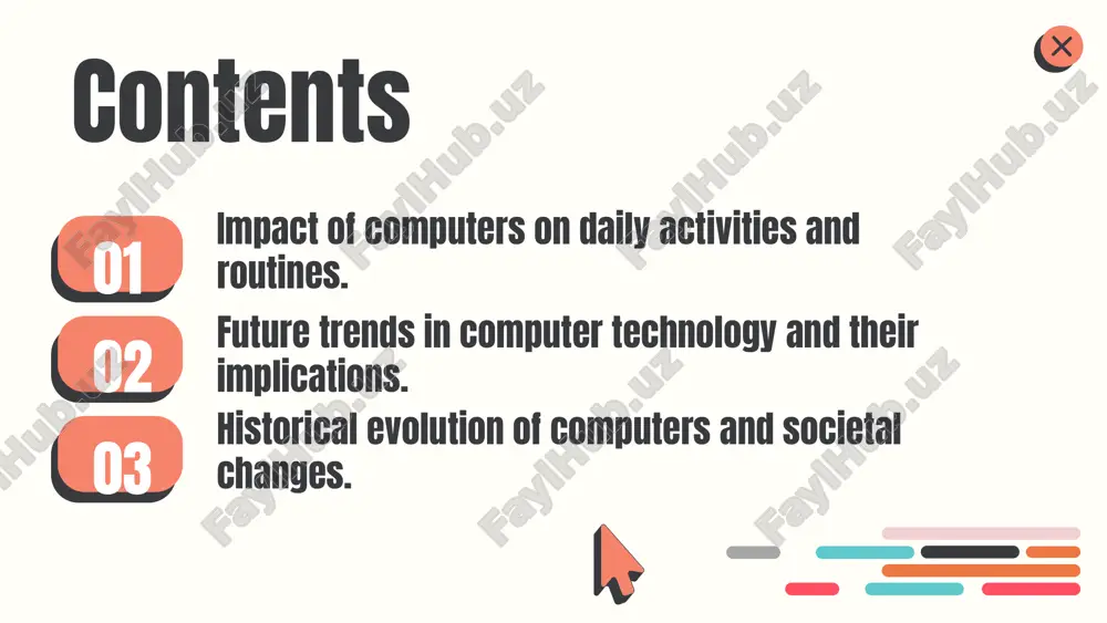 ast array of products at our fingertips, allowing for quick and easy purchasing. additionally, online banking services enable users to perform financial transactions from home. applications like mint assist in tracking spending and managing budgets effectively. these tools streamline everyday activities, saving time and reducing complexity, which lets individuals focus on more important aspects of life. overall, the integration of computers into daily routines has transformed how we handle tasks. the specific advantages of these applications include avoiding scheduling conflicts, simplifying shopping, and enhancing financial management. these innovations demonstrate the pivotal role technology plays in improving productivity and convenience. future trends in computer technology overview of emerging technologies: - **artificial intelligence (ai)**: ai is revolutionizing industries by enhancing automation and decision-making processes. its ability to learn from vast datasets allows for improved predictions and efficiencies, particularly in sectors such as healthcare and finance. - **quantum computing**: quantum computing is poised …