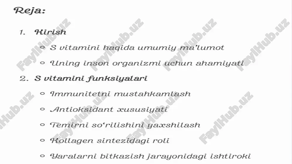 organizmning c vitamini ga ehtiyojini baholash - Page 2