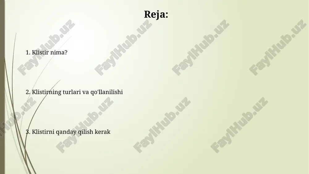 an va keng qo'llaniladi. fiziologik ta'siri klizma suyuqligi, odatda 500 ml dan 1 litrgacha, najasni yumshatadi va ichak boʻshligʻini yuvib, qattiqlashgan najasni osonroq chiqishiga yordam beradi. klizma ichakdagi massa hajmini koʻpaytiradi, bu esa ichak devorlarini mexanik ravishda ragʻbatlantirib, peristaltikani, yaʼni ichak harakatlanishini 10-20 foizga kuchaytiradi. jarayondan keyin ba'zi hollarda, ichaklar mikroflorasini tiklash uchun probiyotiklar (masalan, lactobacillus va bifidobacterium) tavsiya etilishi mumkin, ayniqsa tez-tez enema qo'llanilganda. jarayondan keyin, qorin dam bo'lishi yoki biroz noqulaylik hissi paydo bo'lishi mumkin; bu odatda bir necha soat ichida o'tib ketadi. yumshoq massaj yordam berishi mumkin. klistirning afzalliklari klistir ich qotishini bartaraf etishga yordam beradi, ichaklarni bo'shatish jarayonini tezlashtirib, 15-30 daqiqada sezilarli yengillikni ta'minlaydi va noqulaylikni kamaytiradi. ba'zi tibbiy muolajalardan oldin klistir ichaklarni tozalash uchun qo'llaniladi, bu esa rentgen yoki kolonoskopiya kabi diagnostika protseduralarining aniqligini oshiradi. uy sharoitida klistir uy sharoitida klistirni haftada 1-2 martadan ko'p qilish tavsiya etilmaydi, chunki bu tabiiy ichak funktsiyasini buzishi va …