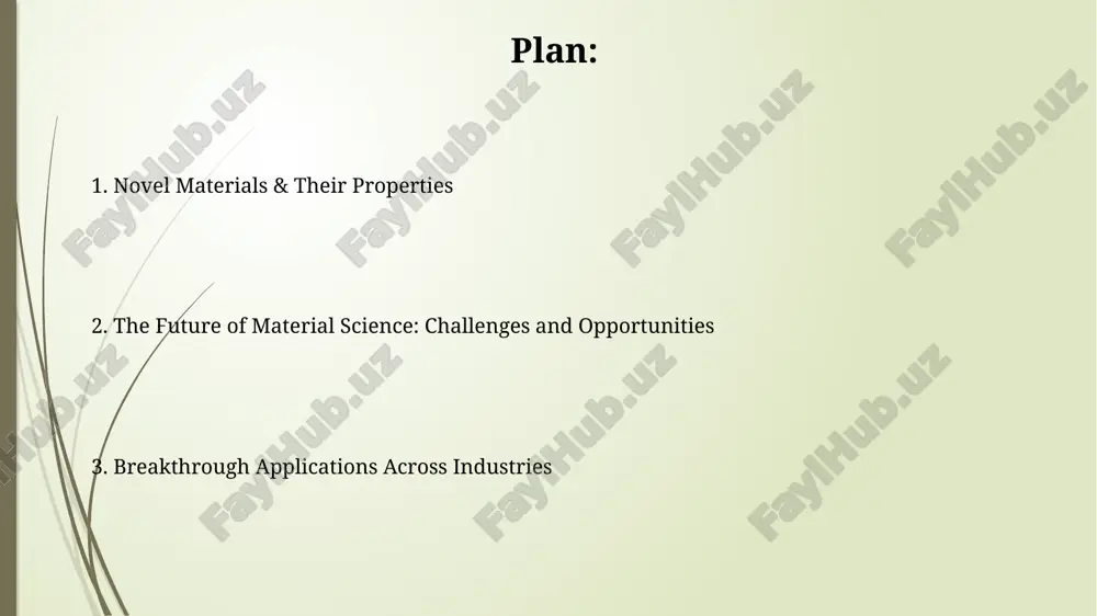 hallenges, reducing production costs by at least 50%, and ensuring long-term stability. developing sustainable materials like bio-based polymers and recyclable composites will require overcoming performance limitations and scaling up production to meet demands by 2050. additive manufacturing of materials (3d printing) powder bed fusion techniques, like selective laser melting, use lasers to fuse metallic powders, creating parts with densities exceeding 99.5% and complex geometries layer by layer. binder jetting uses a liquid binder to selectively join powder materials; post-processing infiltration with a second metal enables full density for functional metal components. computational materials science: modeling and simulation molecular dynamics (md) simulations model atomistic interactions over time, predicting material behavior at varying temperatures and pressures; revealing insights into phase transitions and mechanical strength. finite element analysis (fea) uses numerical techniques to predict a material's behavior under stress and strain, crucial for designing durable components in aerospace and automotive engineering. polymers: sustainable …