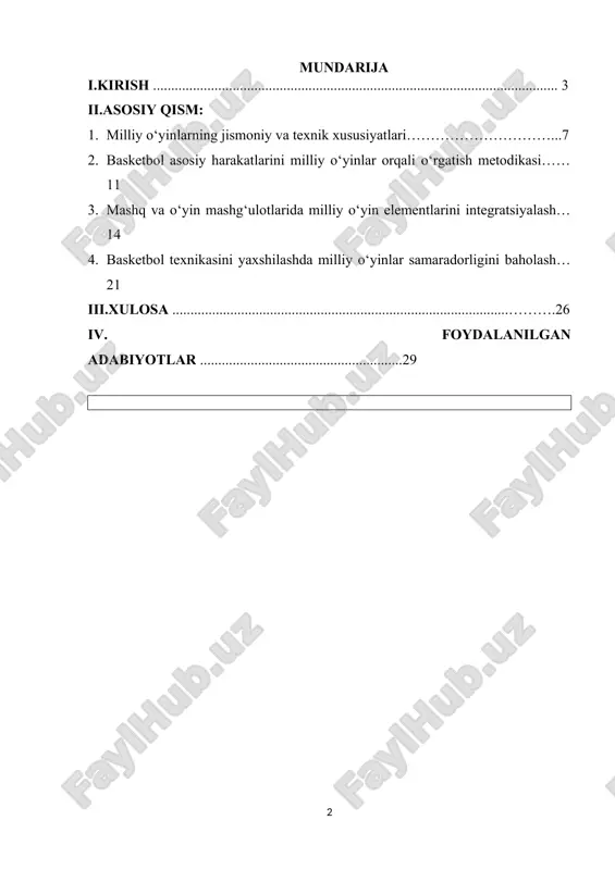 tafakkurni talab qiladigan sport turi bo‘lib, yosh avlodning jismoniy, aqliy va ijtimoiy jihatdan rivojlanishiga katta hissa qo‘shadi. shu bilan birga, milliy xarakatli o‘yinlar – bu o‘ziga xos tarbiyaviy va madaniy ahamiyatga ega bo‘lgan an’anaviy o‘yinlar bo‘lib, ular orqali nafaqat jismoniy ko‘nikmalar rivojlantiriladi, balki milliy madaniyatga bo‘lgan qiziqish va hurmat ham shakllanadi. basketbol mashg‘ulotlarida milliy xarakatli o‘yinlardan foydalanish – bu texnik va jismoniy tayyorgarlikni oshirish bilan bir qatorda, o‘quvchilarda ijtimoiy va axloqiy fazilatlarni rivojlantirishning samarali usuli hisoblanadi. milliy o‘yinlar o‘zbek xalqining boy madaniy merosi bo‘lib, ularning asosiy xususiyati – o‘yin jarayonida jismoniy harakatlar, tezkorlik, chaqqonlik, muvozanat va strategik fikrlashni talab qilishi bilan ajralib turadi. bu jihatlar basketbolning asosiy talablariga mos keladi. shu bois, milliy xarakatli o‘yinlarni basketbol mashg‘ulotlariga integratsiyalash orqali o‘quvchilarning jismoniy tayyorgarligini, texnik mahoratini va taktika tushunchasini rivojlantirish mumkin. masalan, “ko‘za tortish” yoki “o‘tkir oyoq” kabi milliy o‘yinlarda tezkorlik, chaqqonlik va pozitsiyani tezkor o‘zgartirish talab qilinadi, bu esa basketbol spikerlari …