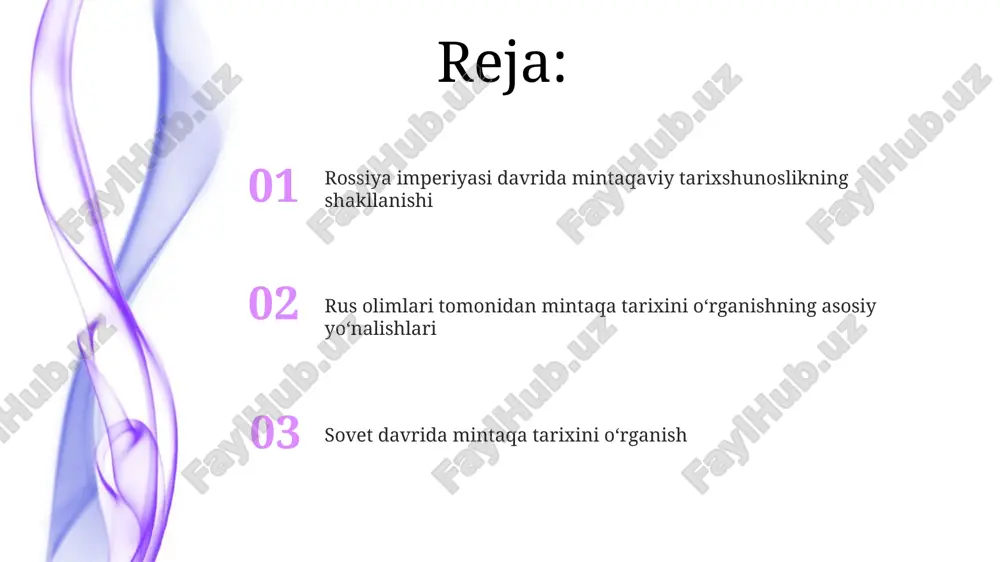 ilgan adabiyotlar ro'yxati ro'yxatda muallifning familiyasi, ismi, kitobning nomi, nashr etilgan joyi, yili va sahifalar soni 2-3 xil usulda (apa, mla, chicago) 30-35 elementdan kam bo'lmasligi kerak. ilmiy maqolalarda oak (oliy attestatsiya komissiyasi) tomonidan tavsiya etilgan 10-12 ta adabiyotdan foydalanish talab etiladi, bu 19-20-asrlardagi asosiy manbalarni o'z ichiga olishi kerak. ilmiy munozaralar va bahslar 19-asrda rus sharqshunoslari oʻrtasida markaziy osiyo tarixi boʻyicha ilmiy bahslar etnogenez va hududning siyosiy tuzilishi masalalarida keskin qarama-qarshiliklarni keltirib chiqardi. turkiston oʻlkasining rossiya imperiyasi tomonidan bosib olinishi (1865-1885) ilmiy debatlarga siyosiy tus berdi, bu esa tarixiy tadqiqotlarga ta'sir koʻrsatdi. o'zbekiston-rossiya hamkorligi tarixni o'rganishda o'zbekiston-rossiya arxeologik ekspeditsiyalari surxondaryo viloyatida miloddan avvalgi 4-asrga oid kushon davri artefaktlarini topdi. o'zbekiston va rossiya arxitektura yodgorliklarini saqlash bo'yicha 20 dan ortiq qo'shma loyihalarni amalga oshirgan, bu tarixiy izlanishlarni birlashtiradi. arxeologik qazishmalar va ularning ahamiyati qazishmalar natijasida topilgan tangalar, sopol idishlar va qurollar qadimgi davlatlarning iqtisodiy aloqalari, diniy e'tiqodlari hamda 15-asr turmush …
