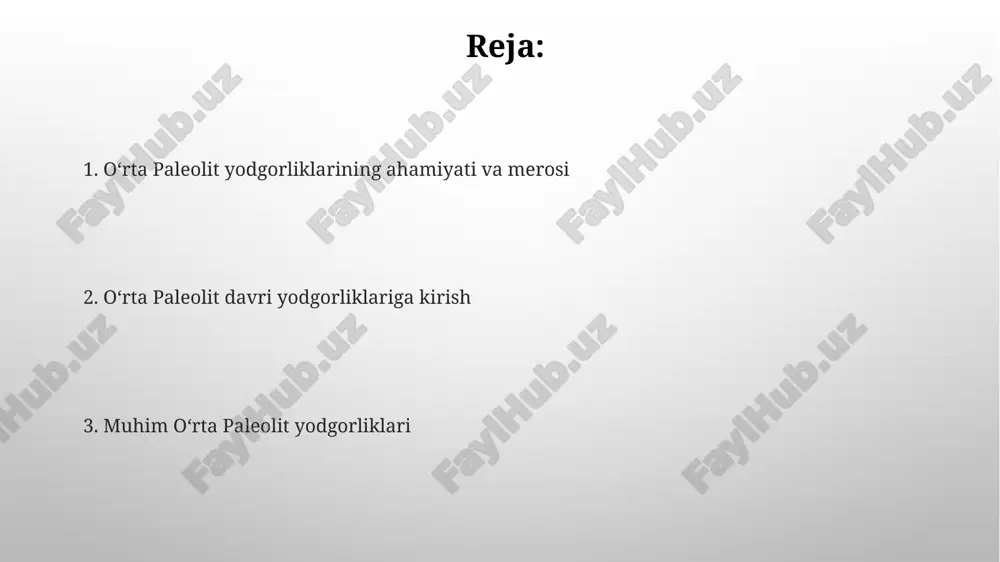 tiv qobiliyatlari va ramziy fikrlash imkoniyatlari haqida turli xil qarashlarni taqdim etadi, masalan, 100 ming yillik qizil oxra qoldiqlari topilgan. monumentlarning ma'nosi monumentlar marhumlar bilan aloqani o'rnatish, 13 ta dafn marosimini o'tkazish, ruhiy dunyoga o'tish jarayonini aks ettirish va jamiyat birligini mustahkamlash uchun qurilgan. neandertal madaniyatida 30 dan ortiq konstruksiyalarning topilishi, ularning ramziy ma'nosi va 25 000 yildan ortiq vaqt davomida davom etgan an'analari mavjudligini ko'rsatadi. la ferrassi ushbu joydagi qoldiqlar, ayniqsa la ferrassi 1, neandertalning morfologik xususiyatlarini o'rganish uchun juda muhimdir. uning kalla suyagi 1620 sm^3 hajmli bo'lib, neandertallar miyasining o'lchamini aniqlashga yordam beradi. la ferrassi-dagi stratigrafik ketma-ketlik mousterian madaniyatining turli bosqichlarini ochib beradi. bu esa, 70 000 dan 40 000 yil oldingi davrda neandertal turmush tarzi haqida ma'lumot beradi. molodova i saytda topilgan artefaktlar, jumladan, 20 mingdan ortiq tosh qurollar va hayvon suyaklari, o'sha davr odamlari uchun ovchilik va terimchilik muhim ahamiyat kasb etganligini tasdiqlaydi. molodova i saytida …